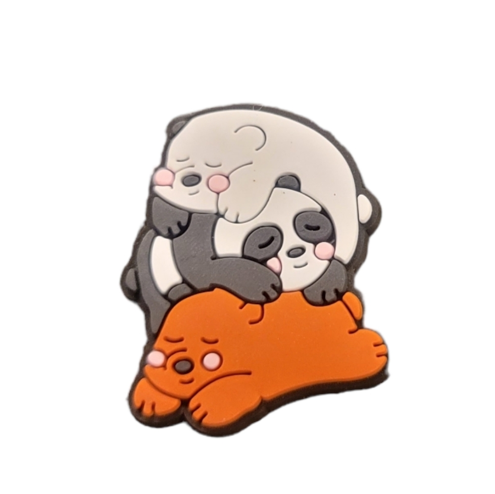 NEW We Bare Bears Croc Charm